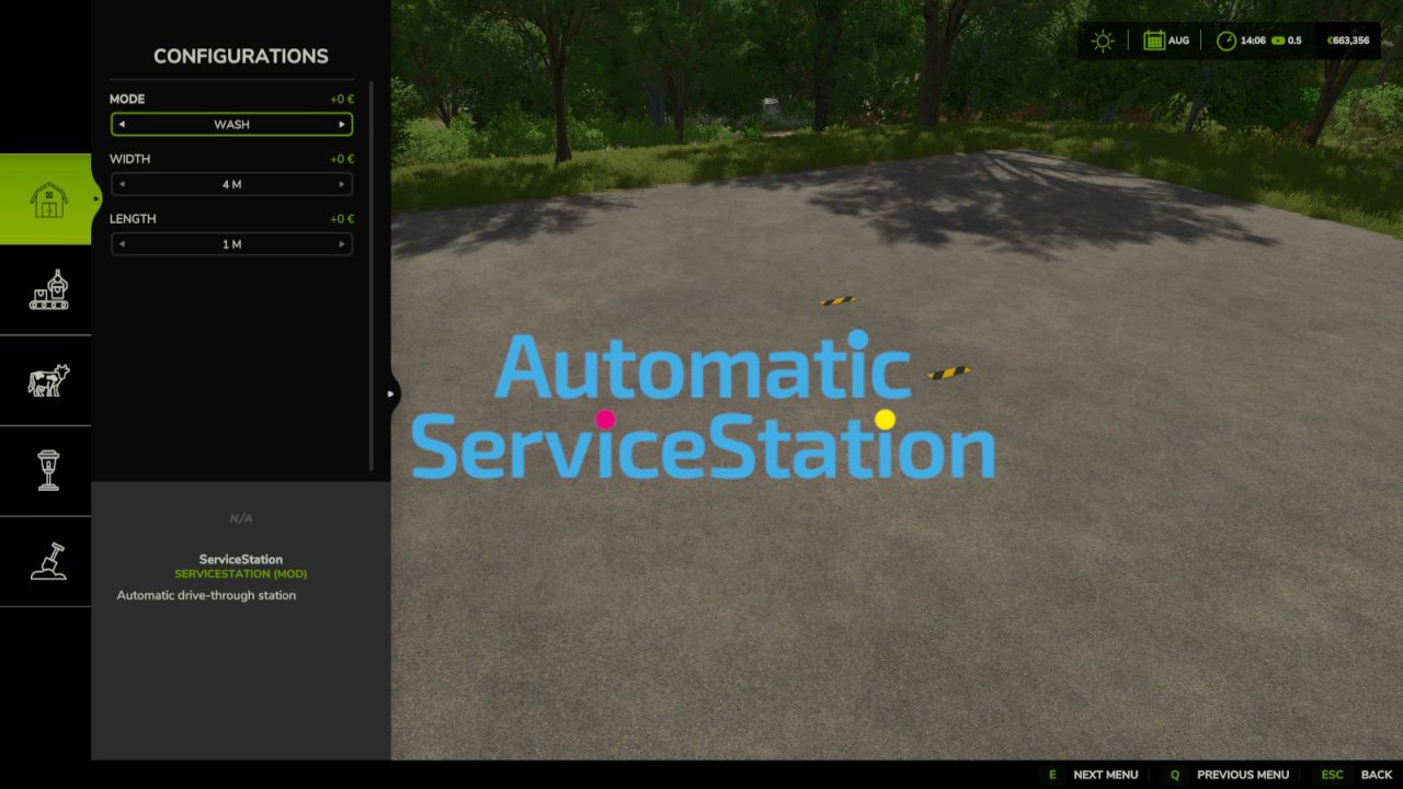 Estación de servicio automática
