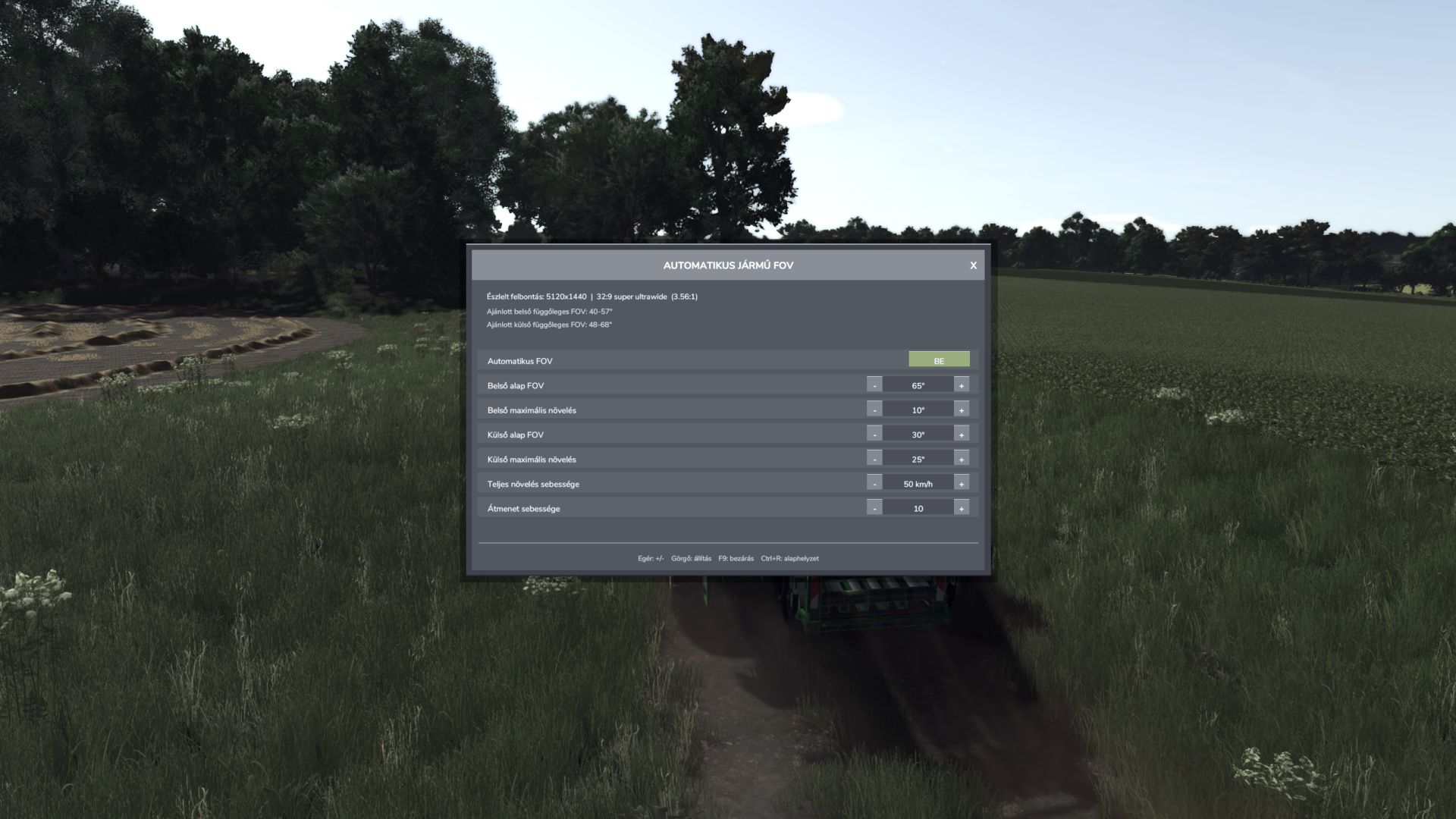 Automatic Vehicle FOV