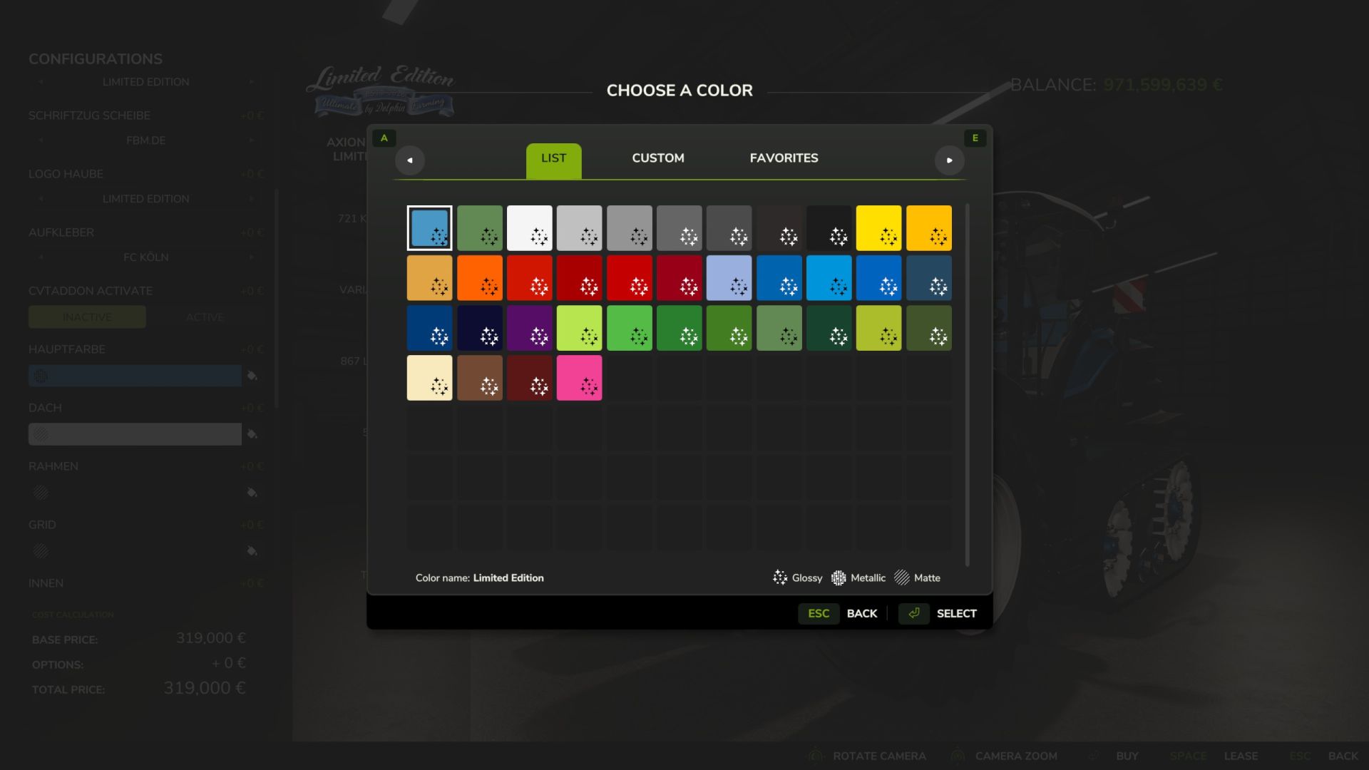 Axion 980 TT Limited Edition