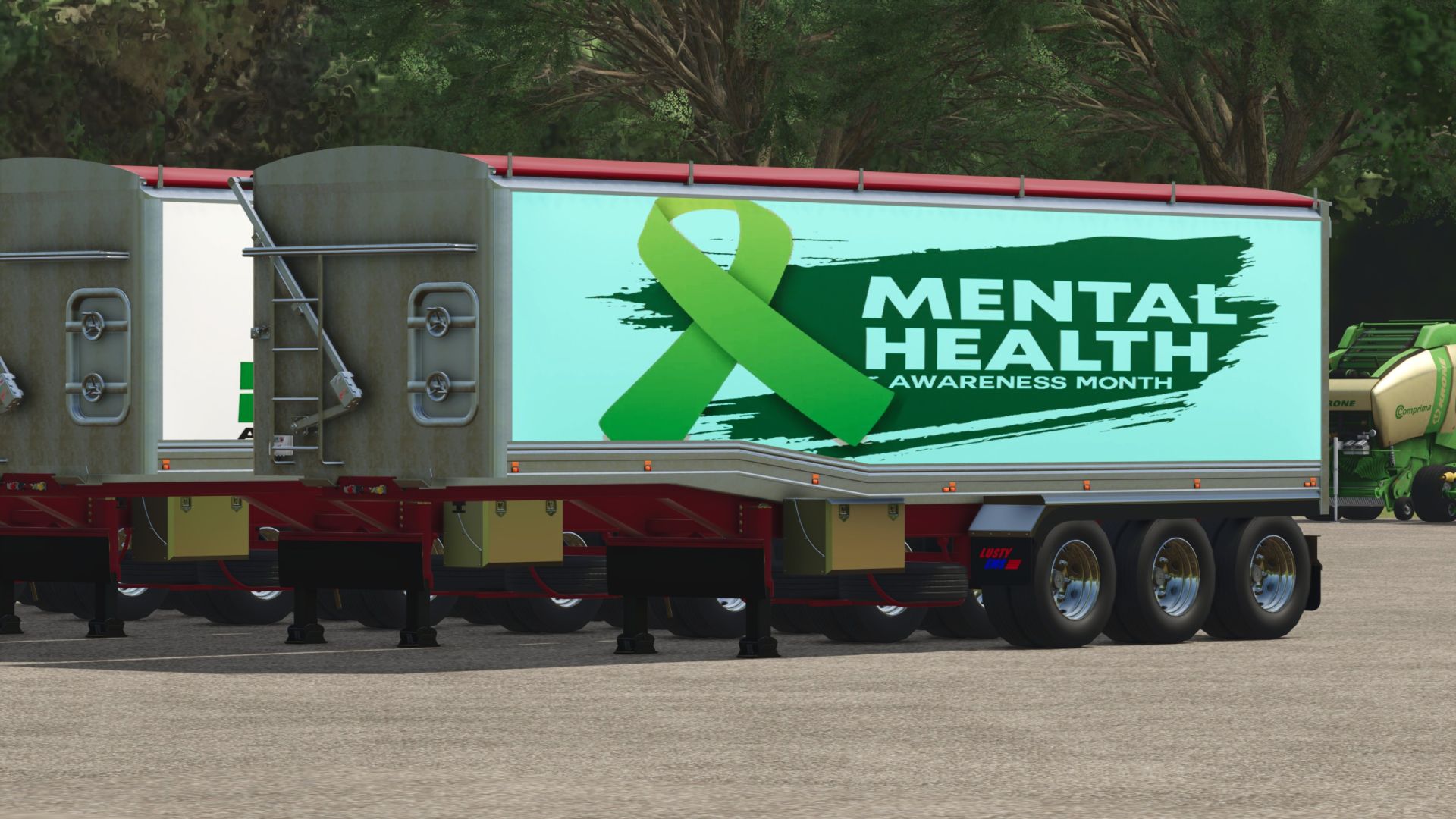 B-double tipper trailers