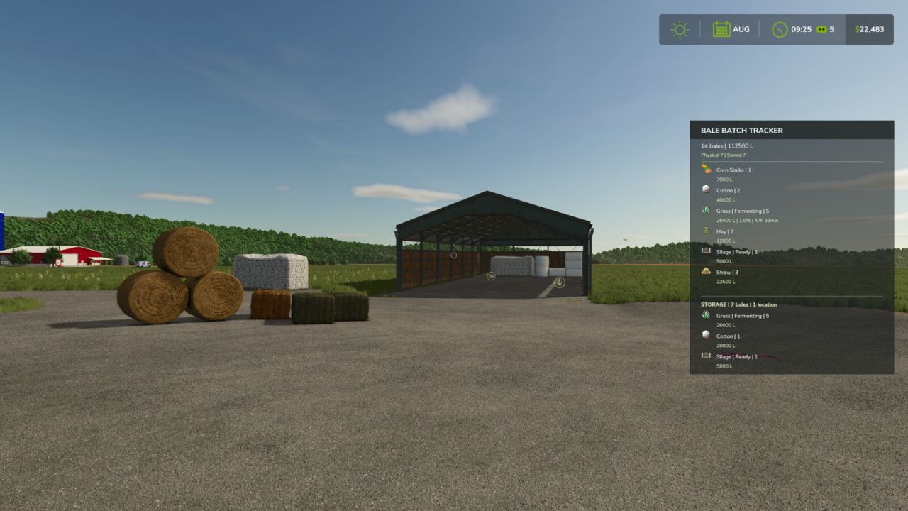 Bale Batch Tracker FS25