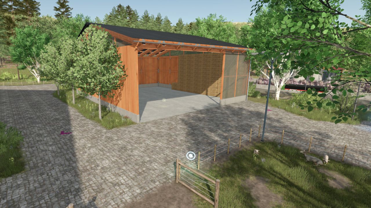 Pacote de galpão de fardos