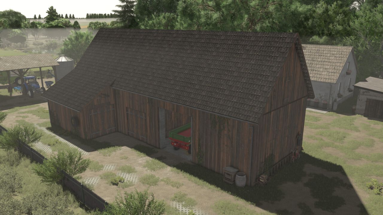 Barn With A Cowshed