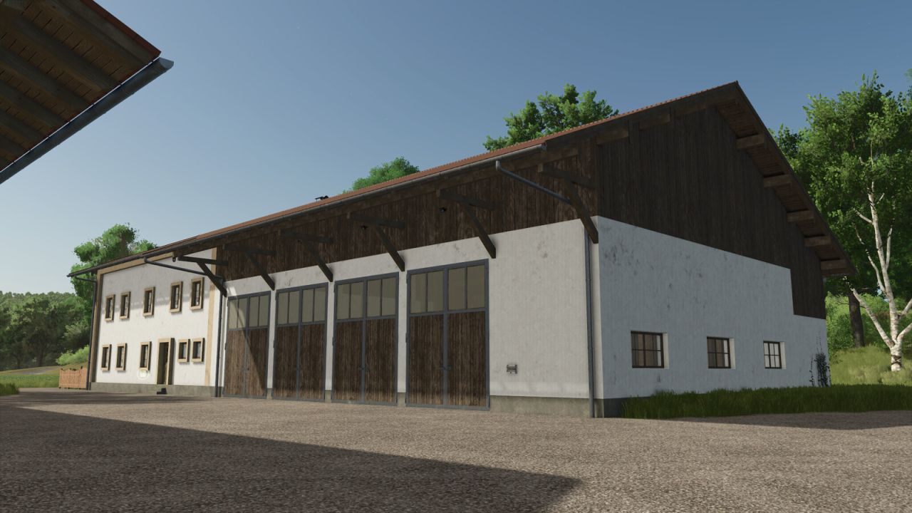Casa da fazenda da Baviera com Hall