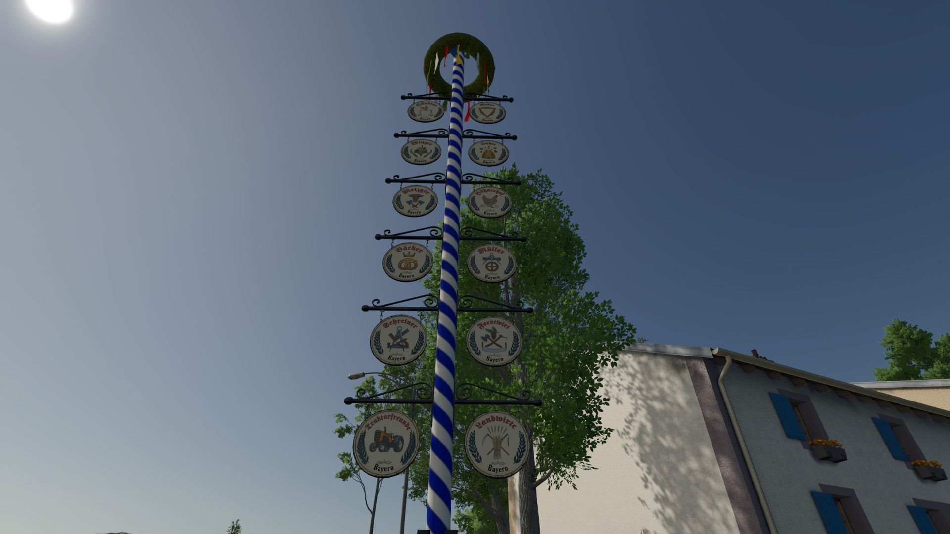 Bavarian maypole