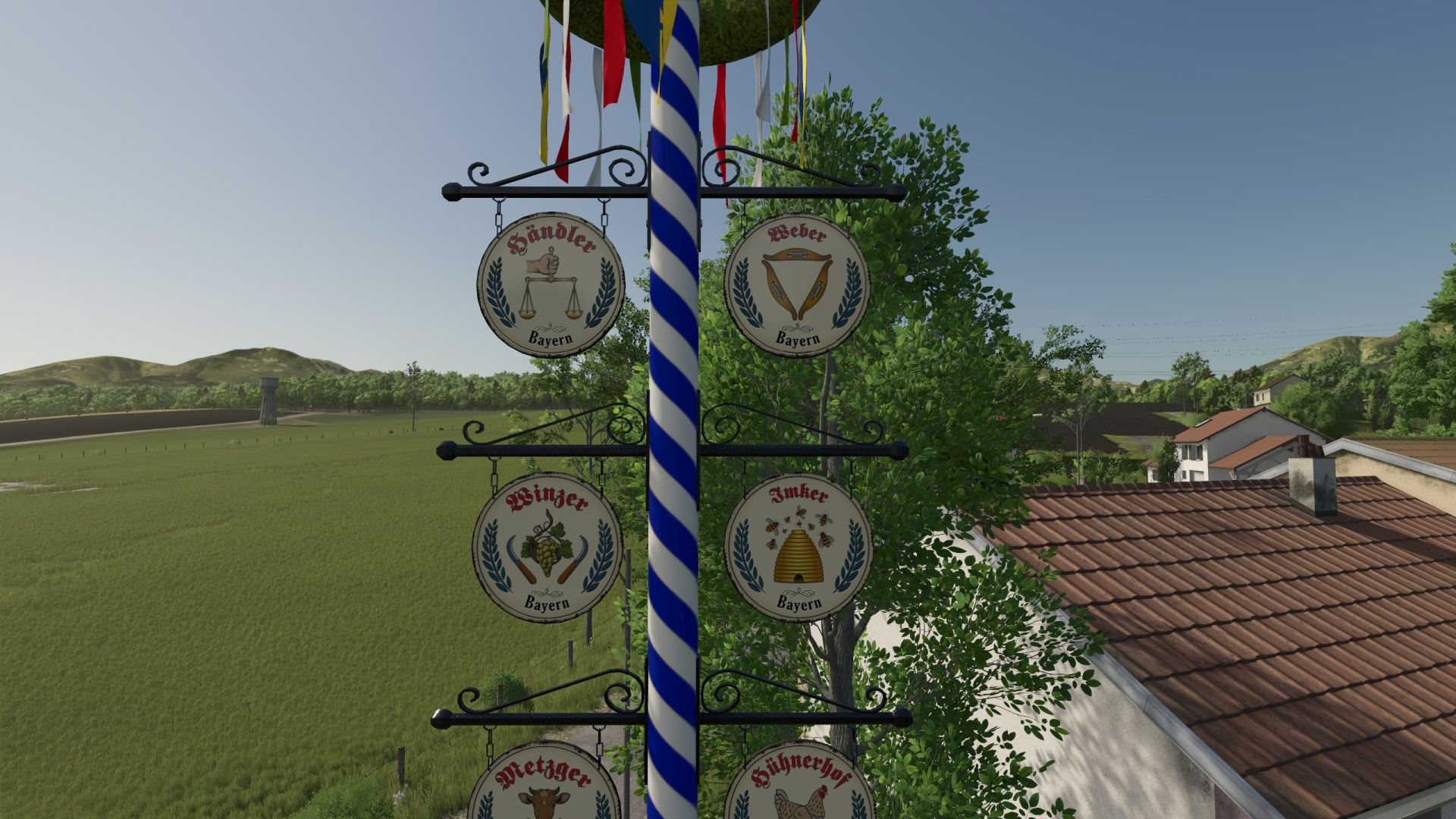 Bavarian maypole