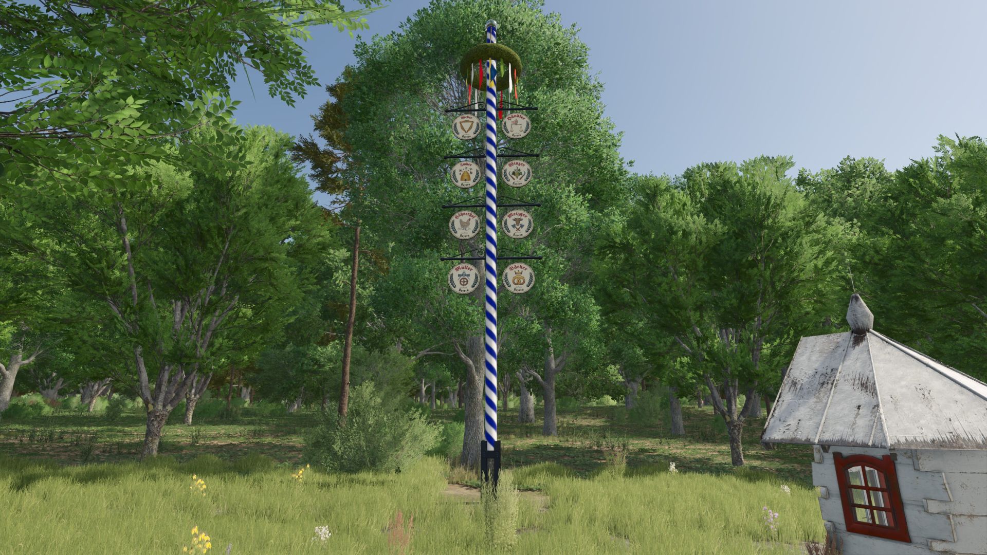 Bavarian maypole