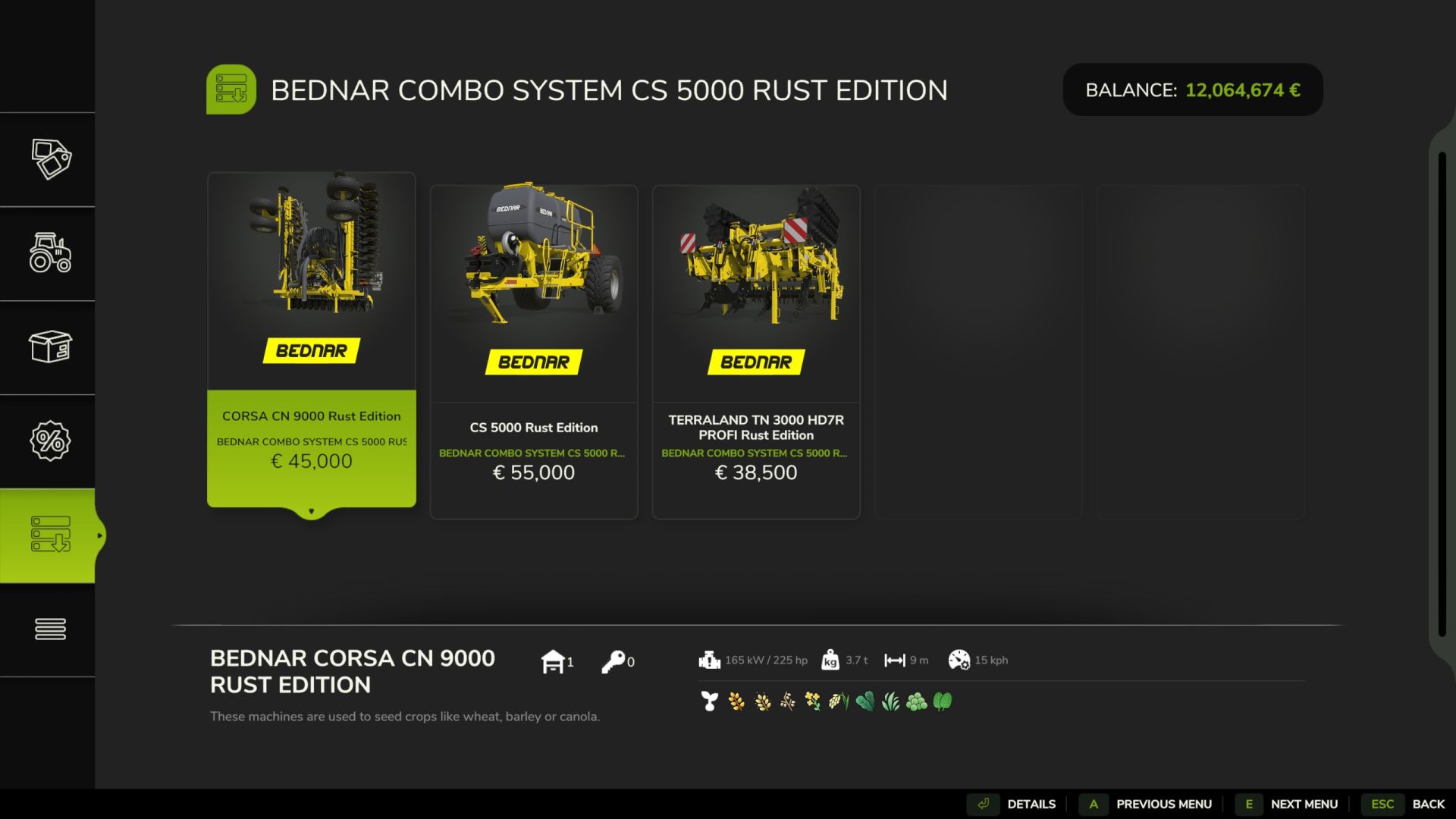 Bednar Combo System CS 5000 Rust Edition