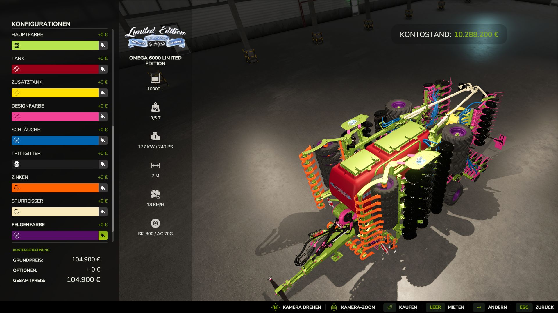 Bednar Omega 6000 Limited Edition