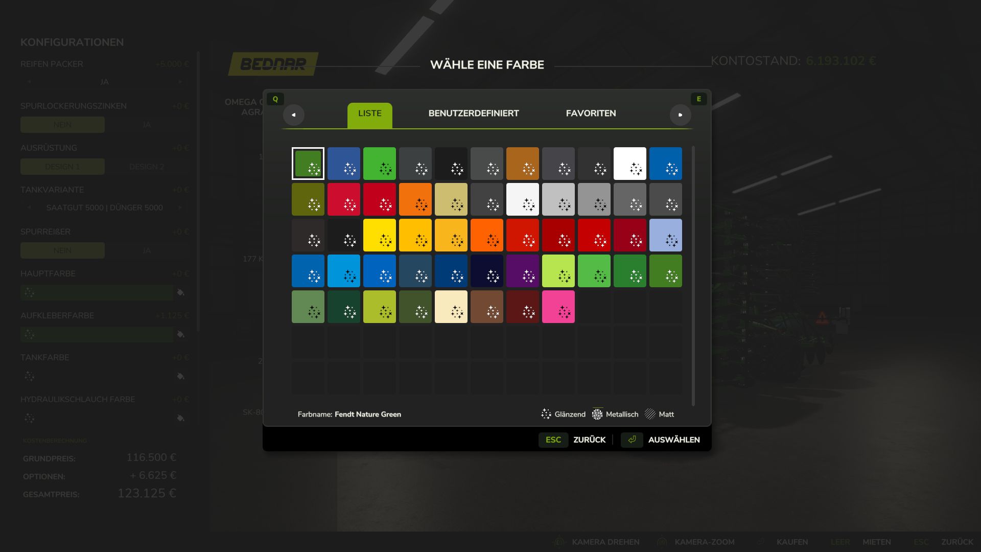 Bednar Omega 6000FL Multicolor