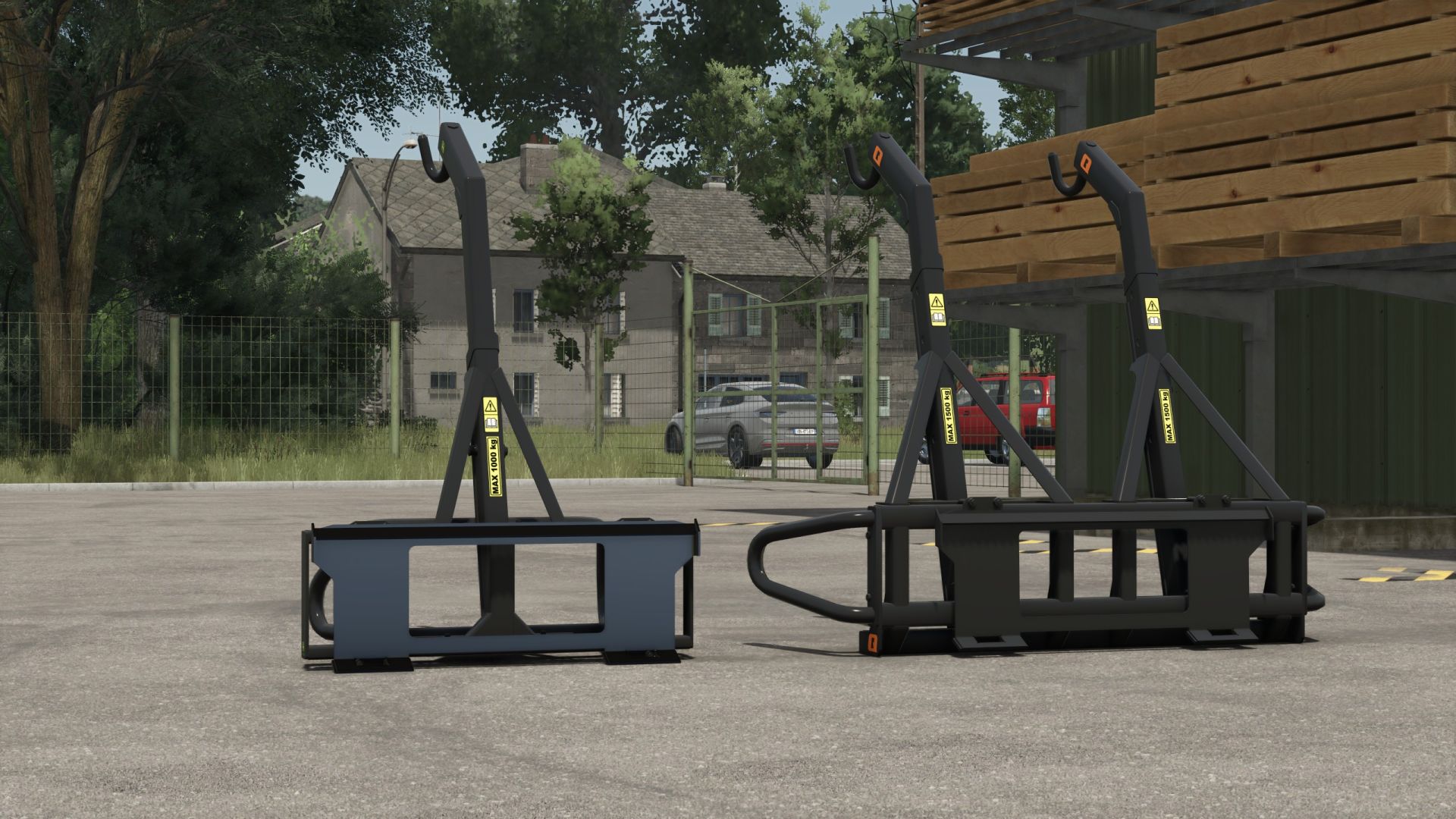 Big bag hook for compact loader
