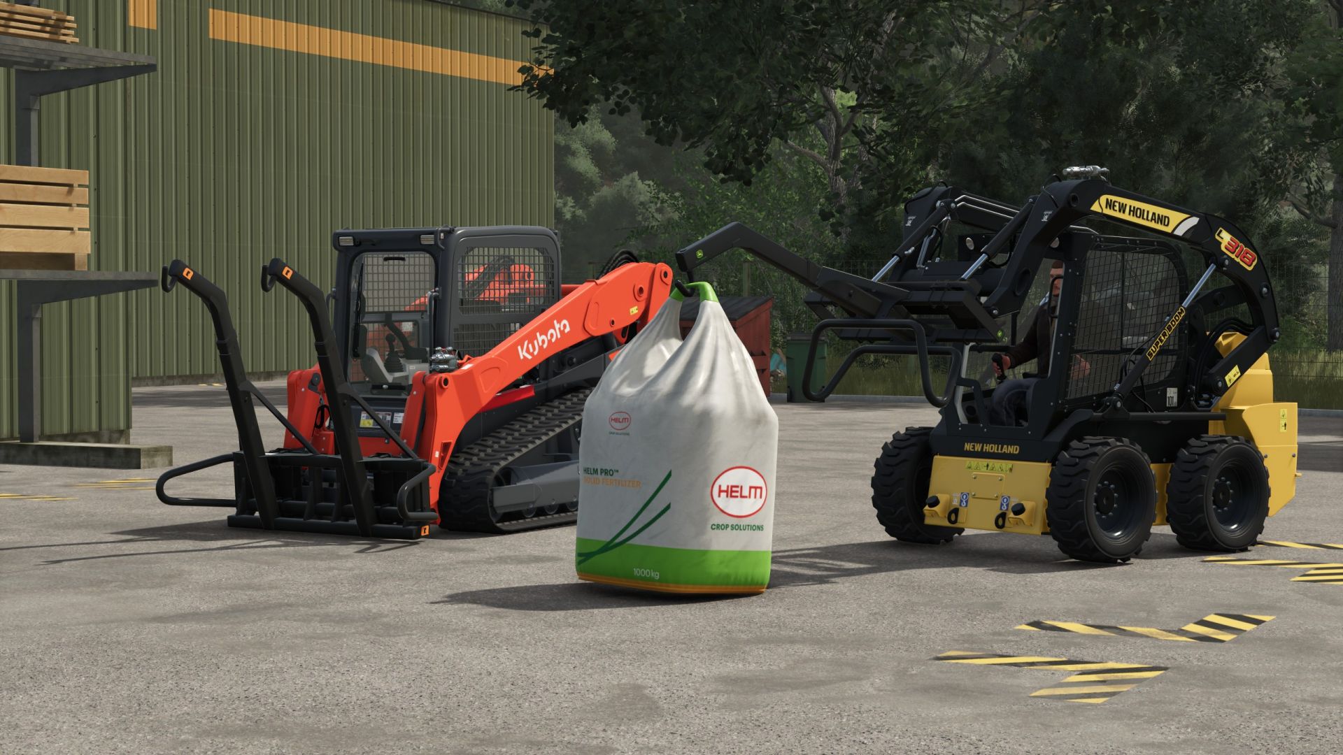 Big bag hook for compact loader