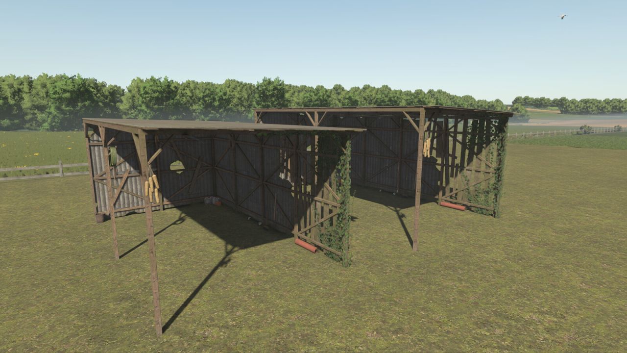 Große Scheunen Mit Schuppens