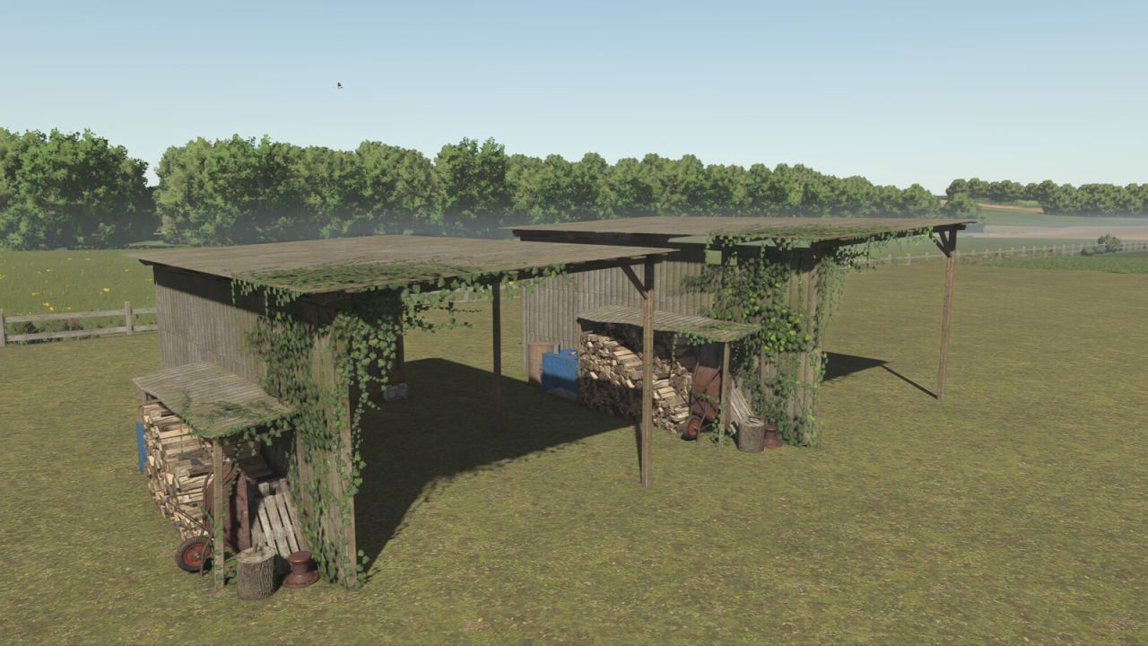 Große Scheunen Mit Schuppens