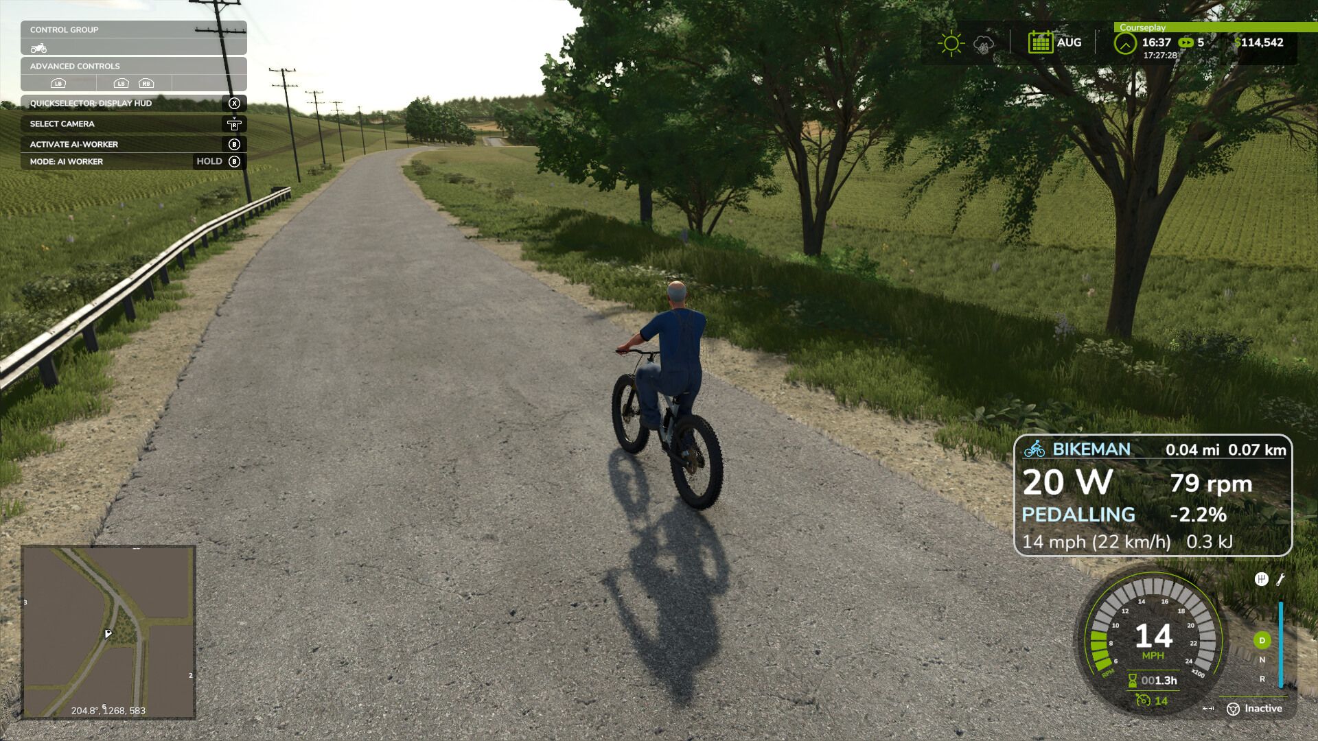 BikeMan (Benutze ein echtes Heimtrainingsrad, um dich fortzubewegen)