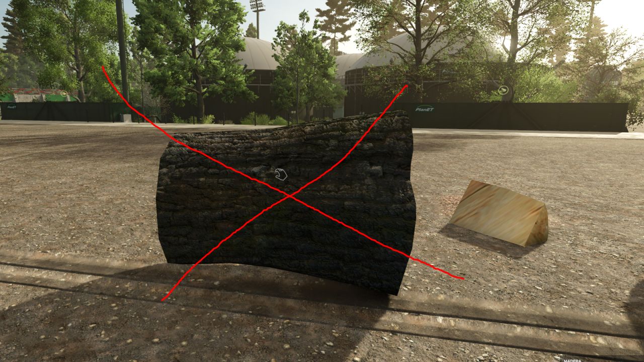 Block any object you pick up with your hand