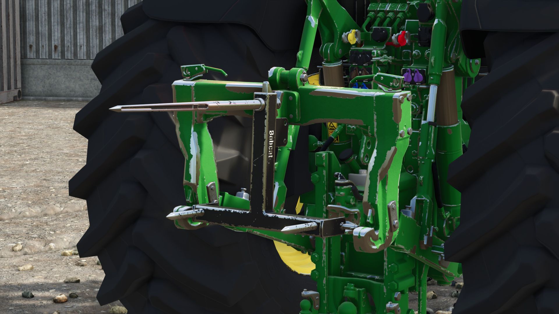 Bobcat 3 Point Bale Fork (Rust Edition)