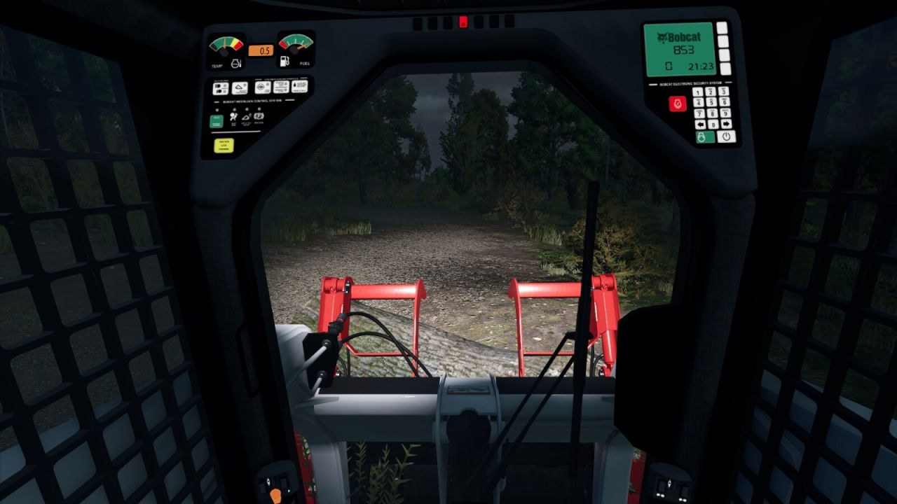 Bobcat 863 Turbo con pala Bobcat
