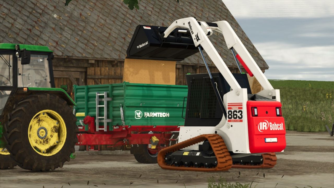 Bobcat 863 Turbo con pala Bobcat