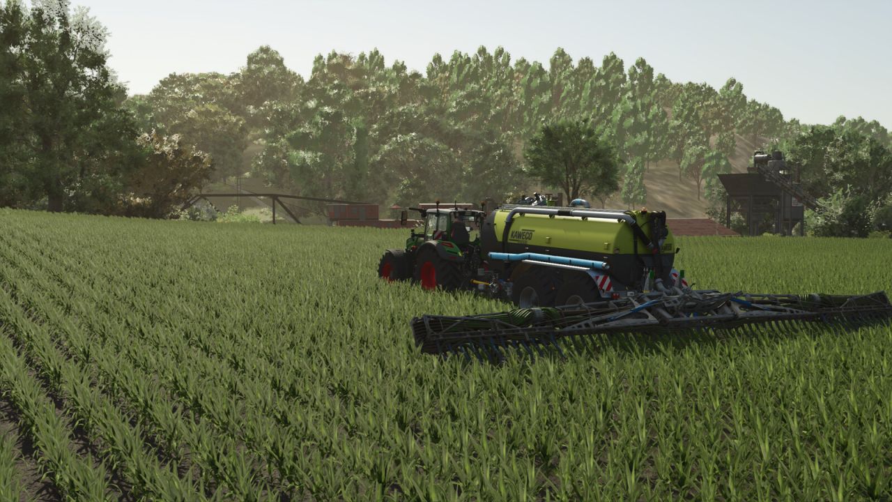 Zestaw dystrybutora gnojowicy Bomech z rzeczywistą kontrolą sekcji