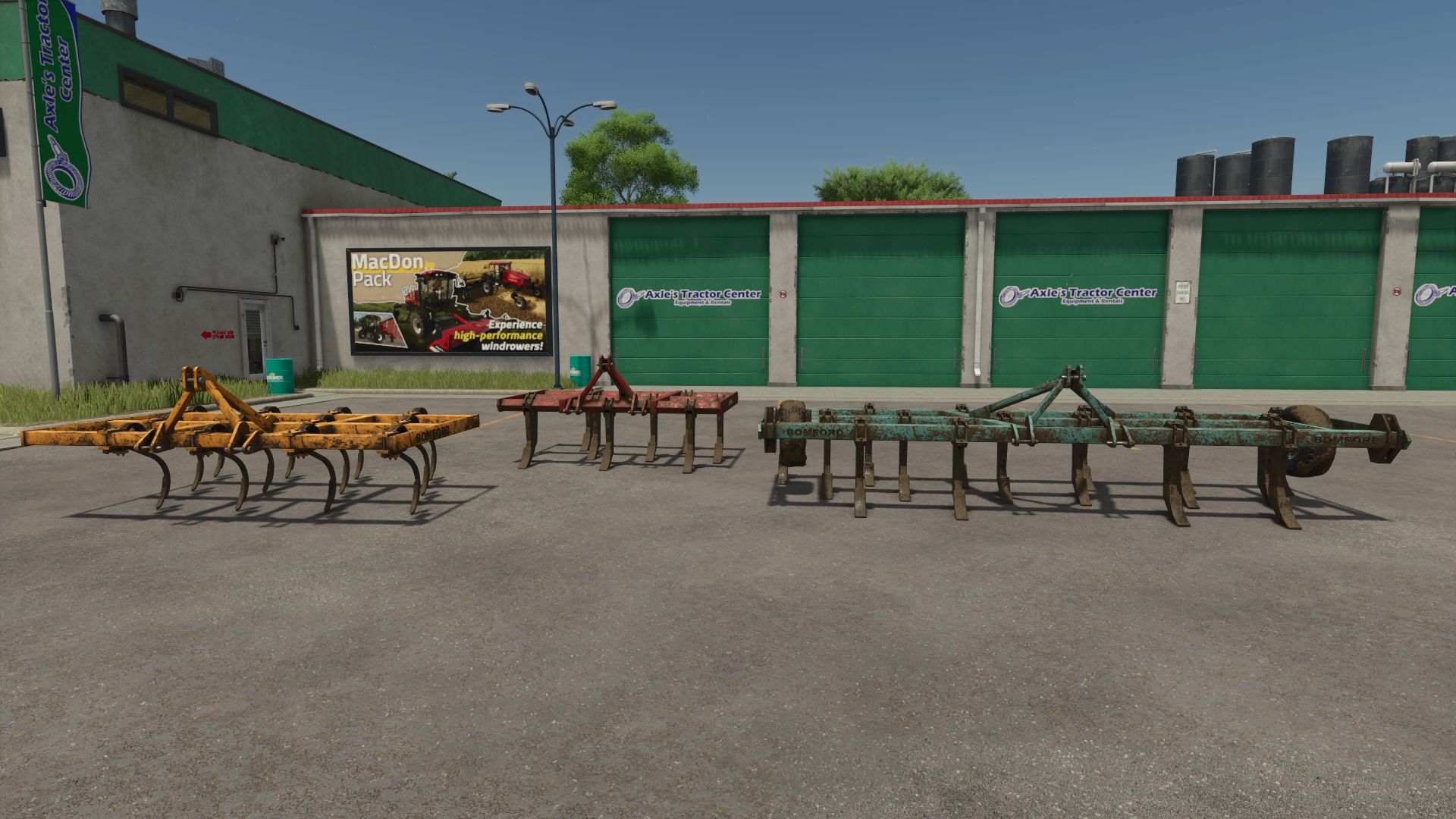 Pacote de Cultivadores Bomford