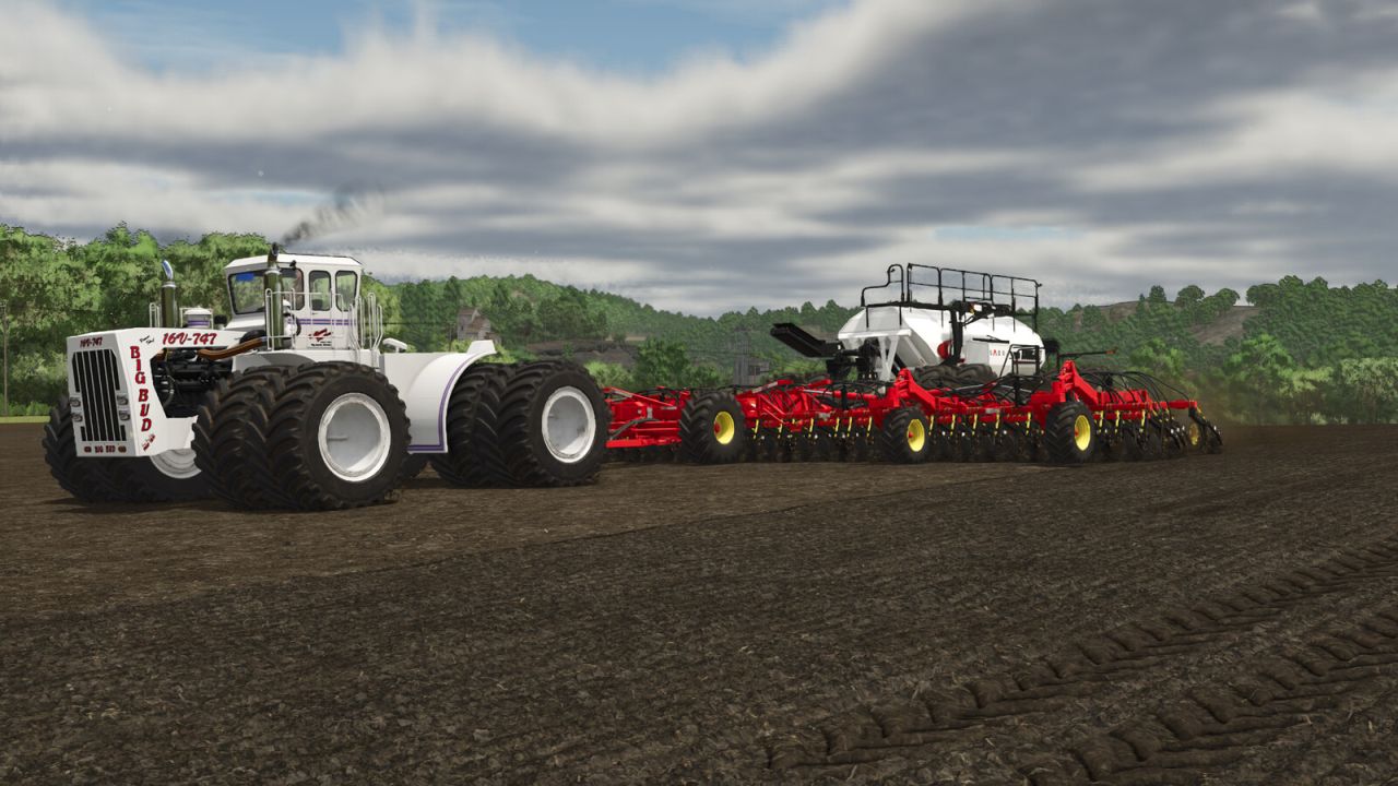 Bourgault 3320-76 Paralink Hoe Drill + 7950 Air Cart