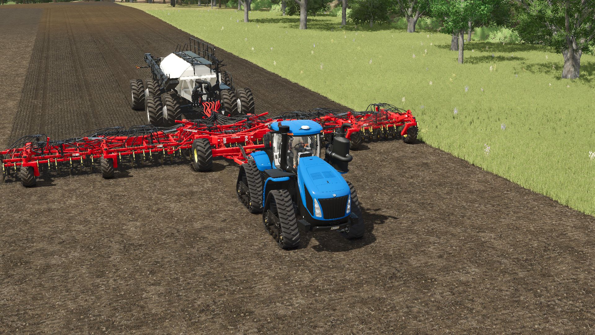 Мотыга Bourgault 3320-76 Paralink + пневматическая тележка 7950