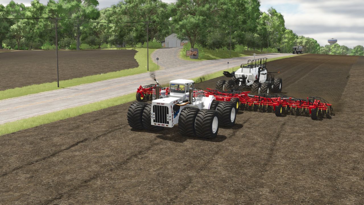 Bourgault 3320-76 Paralink Hoe Drill + 7950 Air Cart