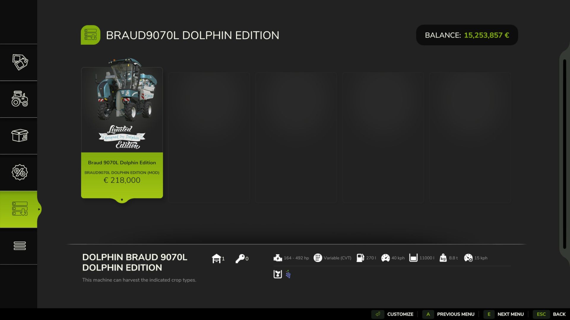 Braud 9070L Dolphin Edition