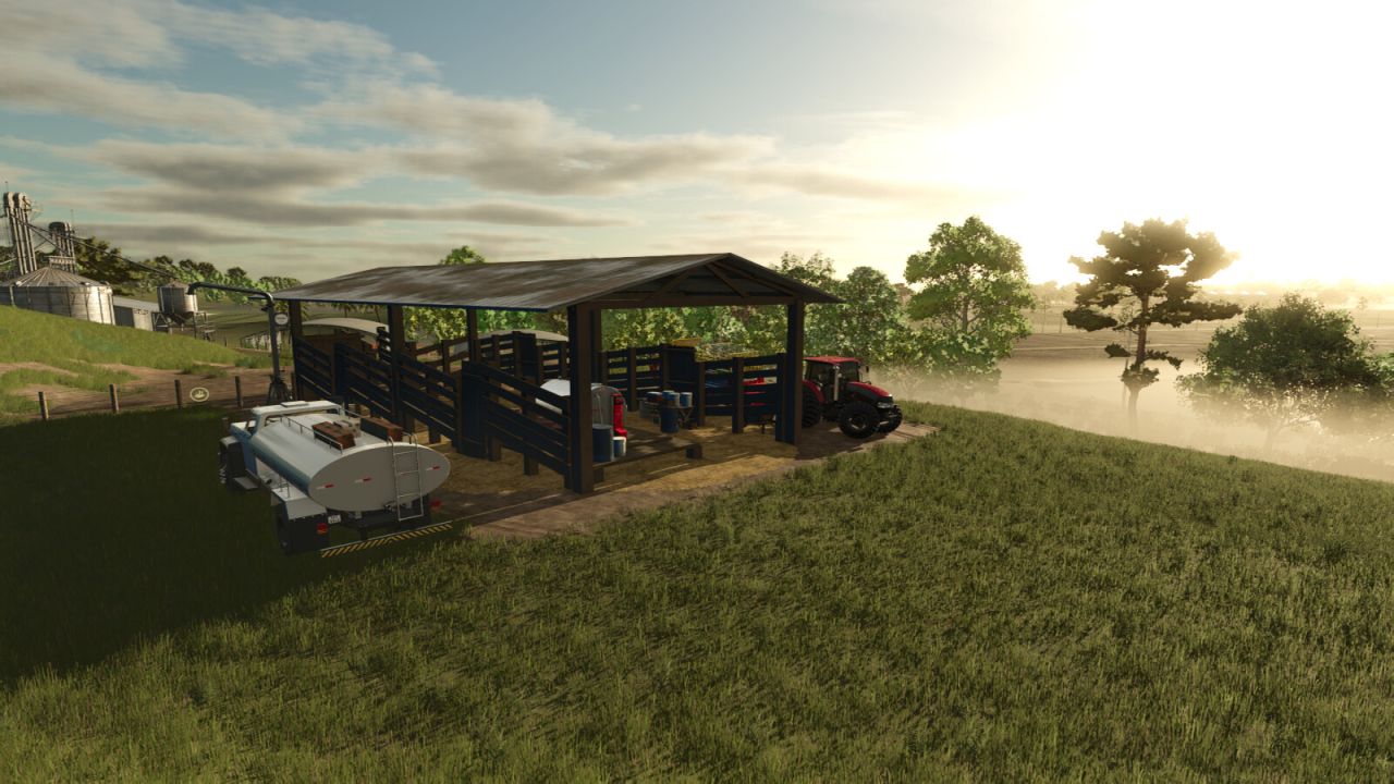 Brazilian Cow Pen With Loader