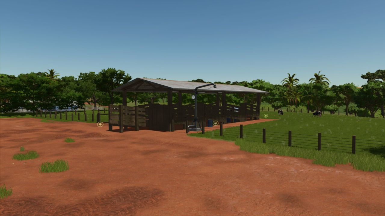 Brazilian Cow Pen With Loader