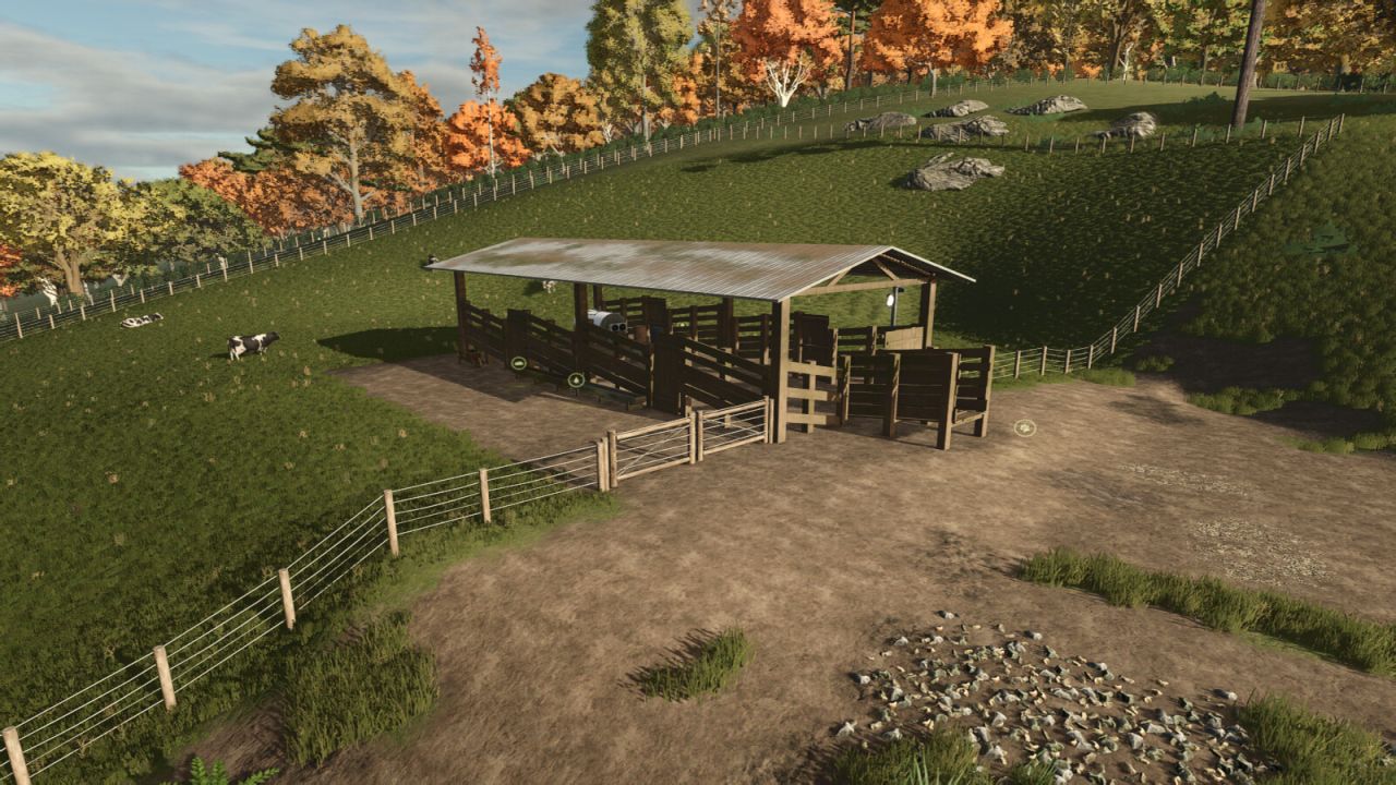 Brazilian Cow Pen With Loader