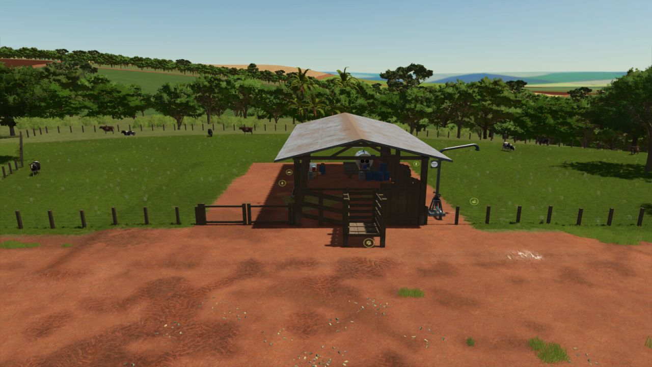 Brazilian Cow Pen With Loader
