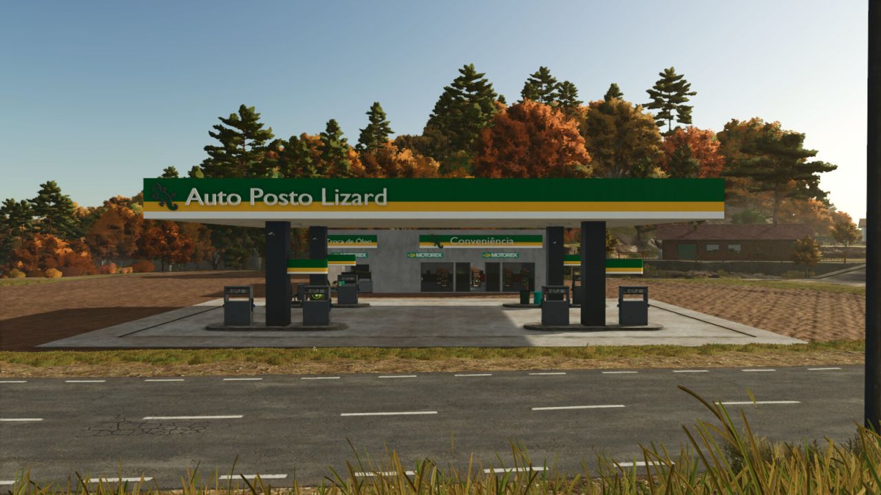 Braziliaans benzinestation