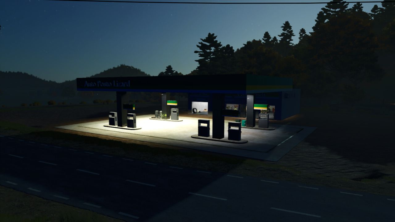 Braziliaans benzinestation
