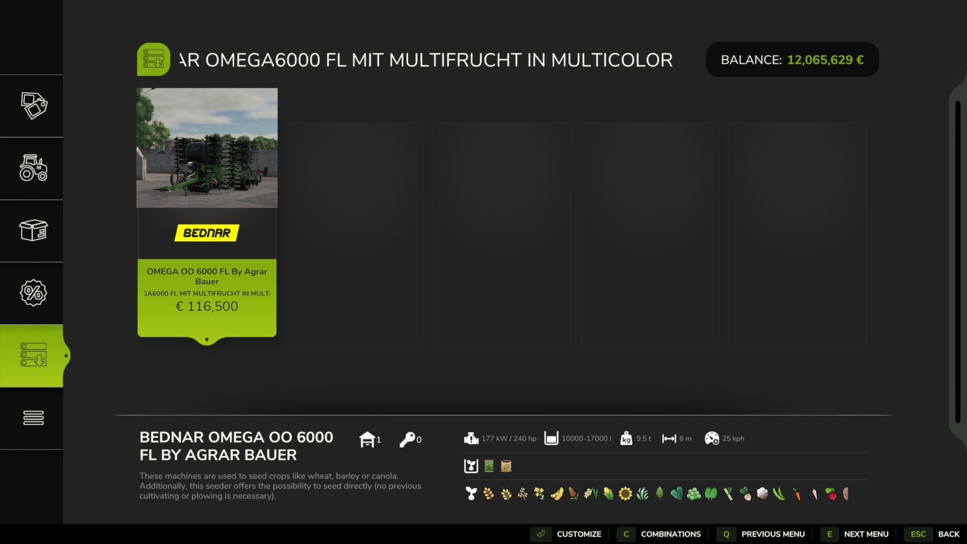 Brednar Omega 6000 FL Multicolor