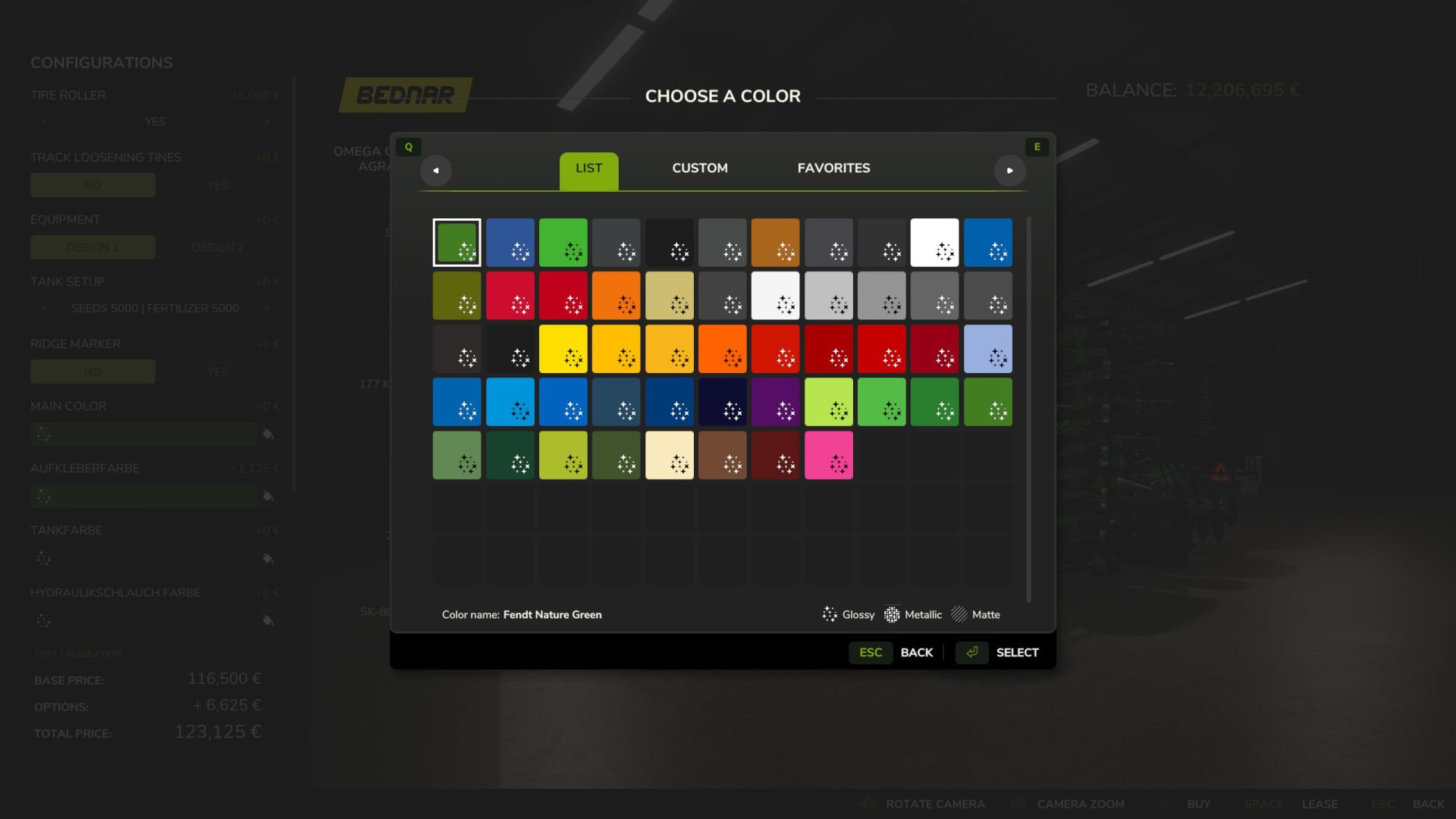 Brednar Omega 6000 FL Multicolor