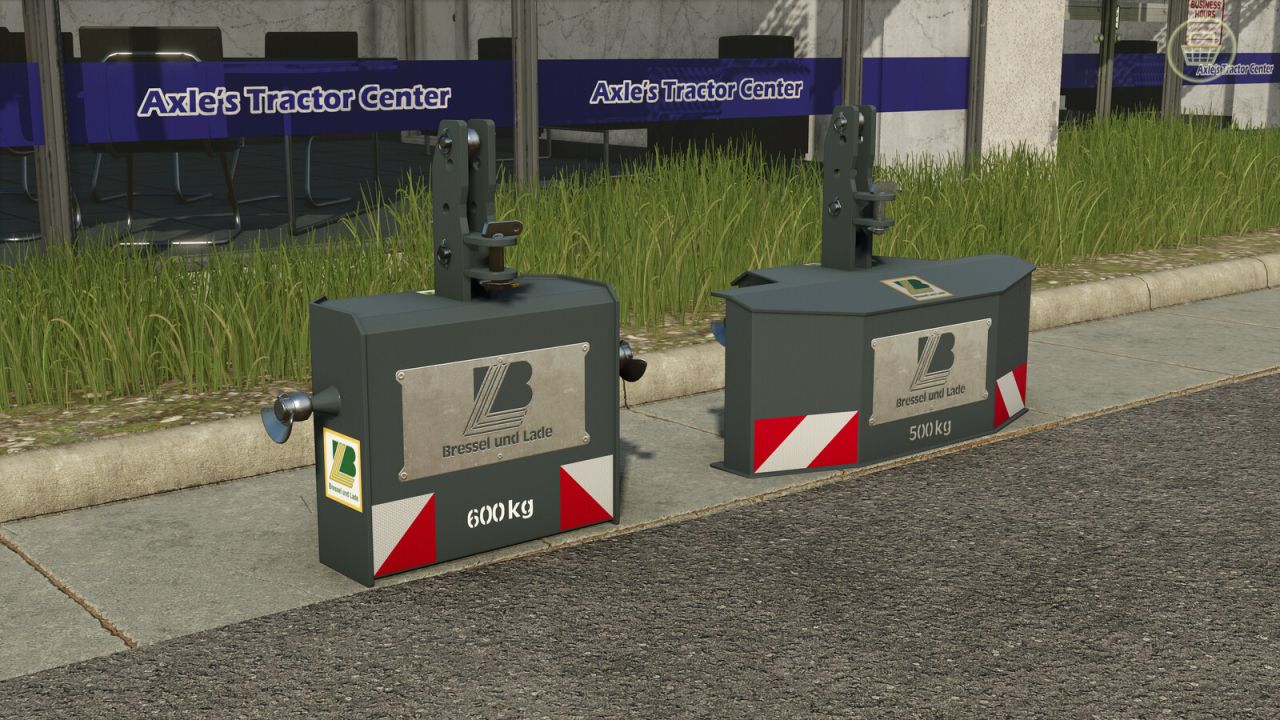 Pack de petits poids Bressel et Lade