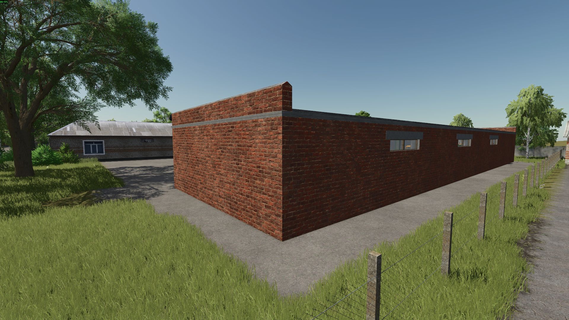 Garage en briques x8