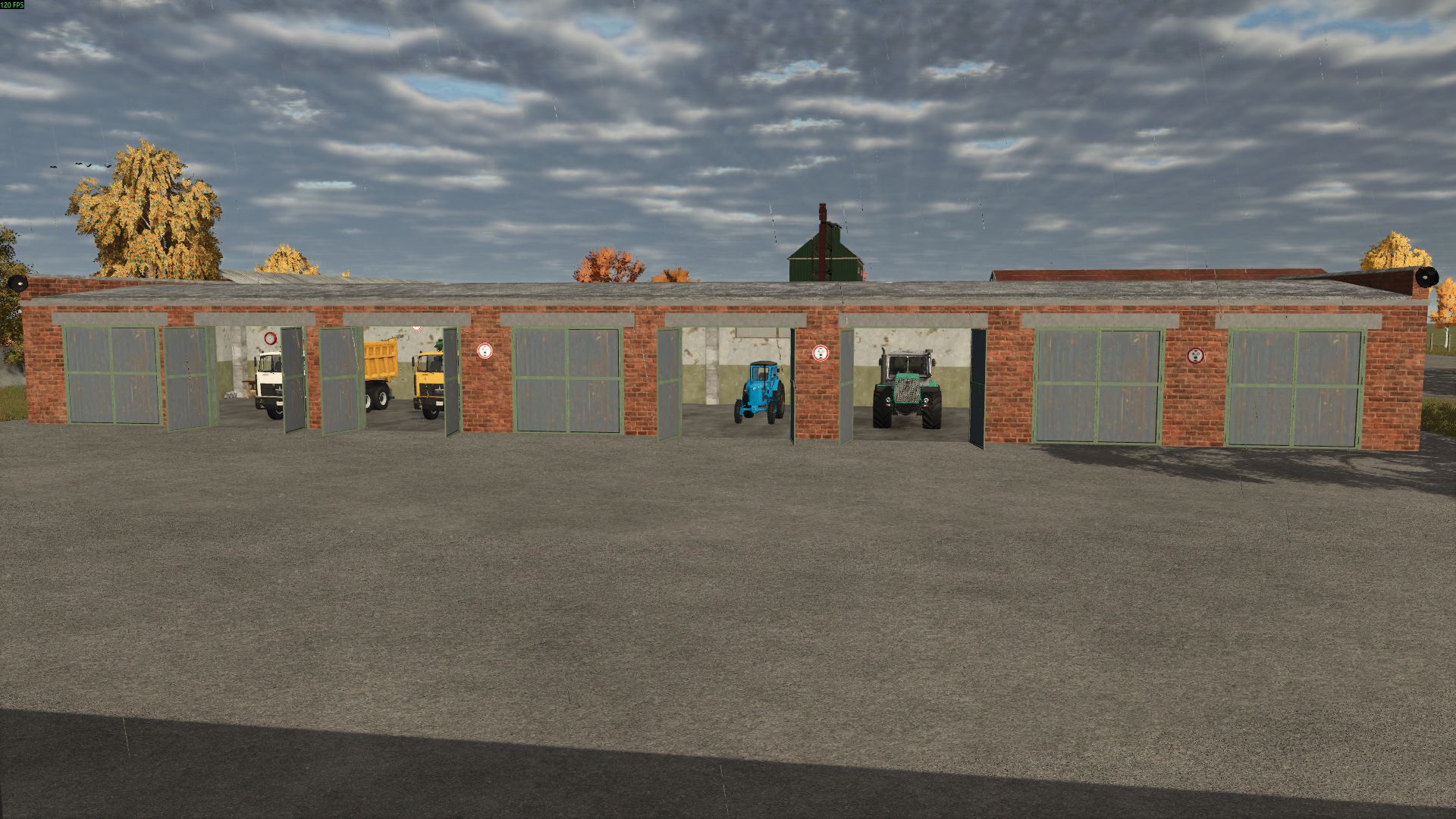 Garage en briques x8