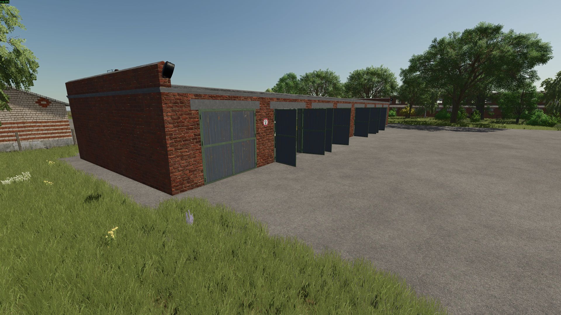 Garage en briques x8