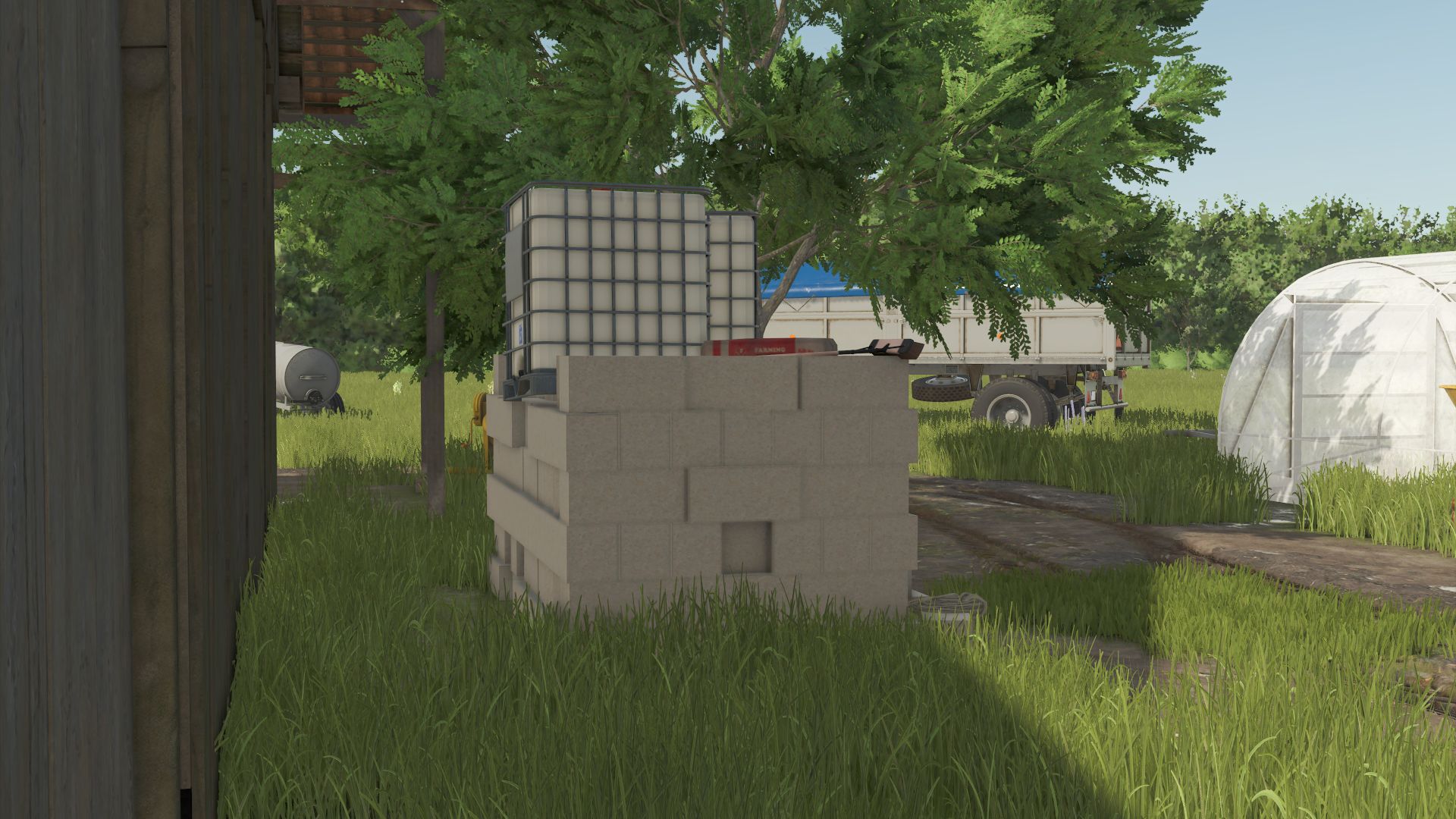 Ziegelstein-Wassertank