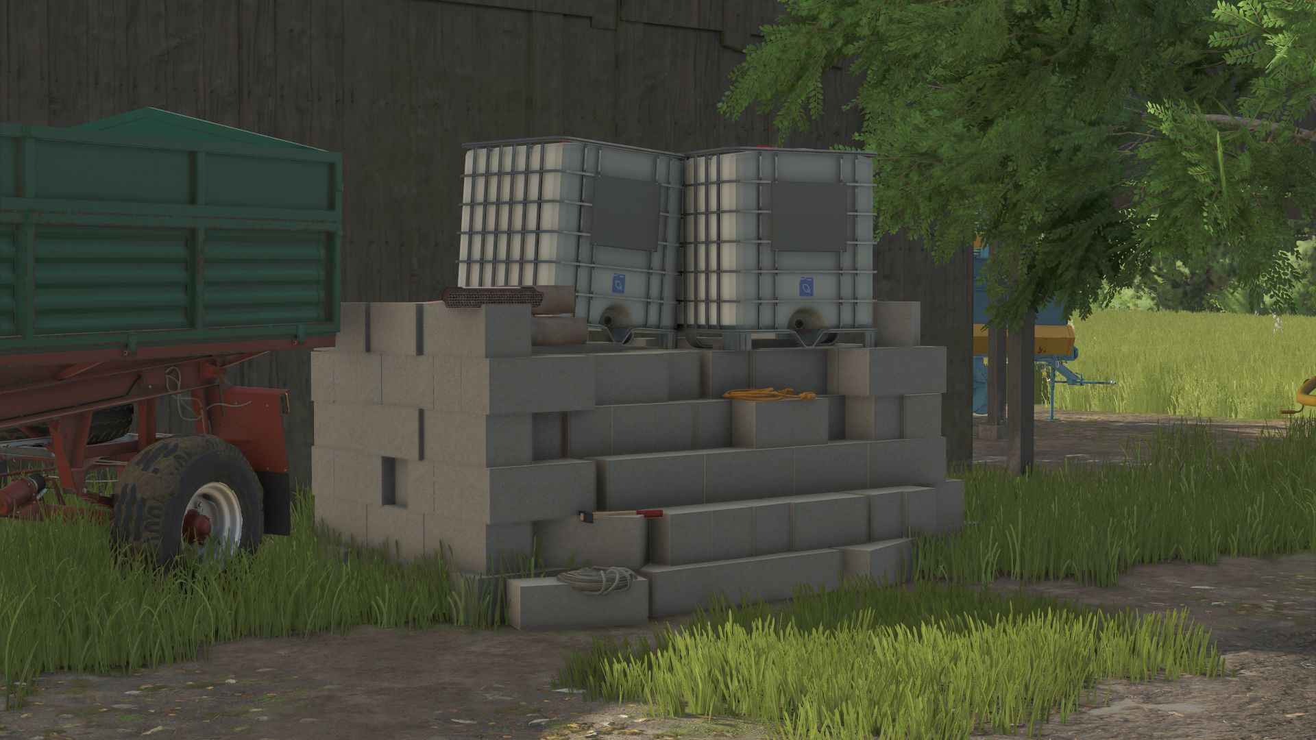 Ziegelstein-Wassertank