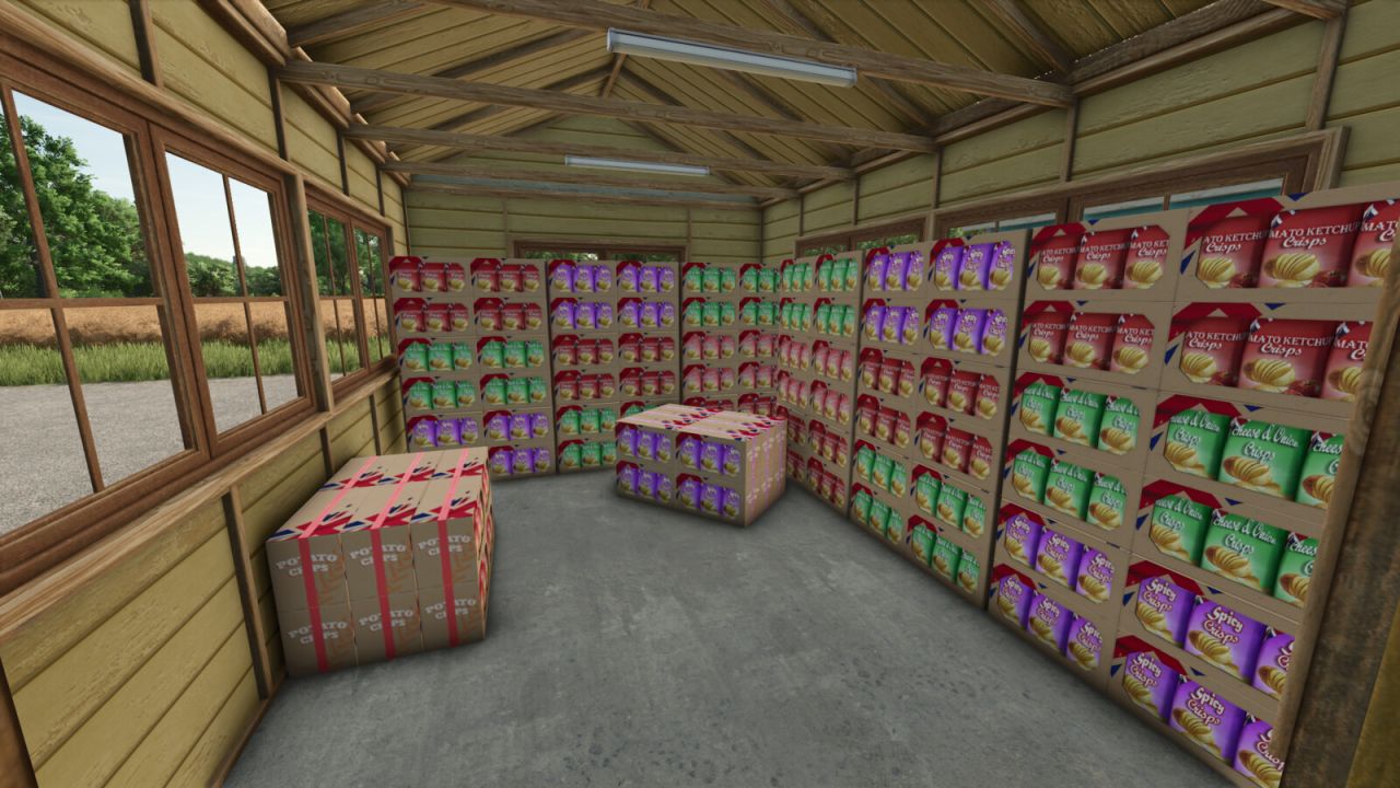 İngiliz ve Kanada Patates / Mısır Cipsi İşleme Tesisi