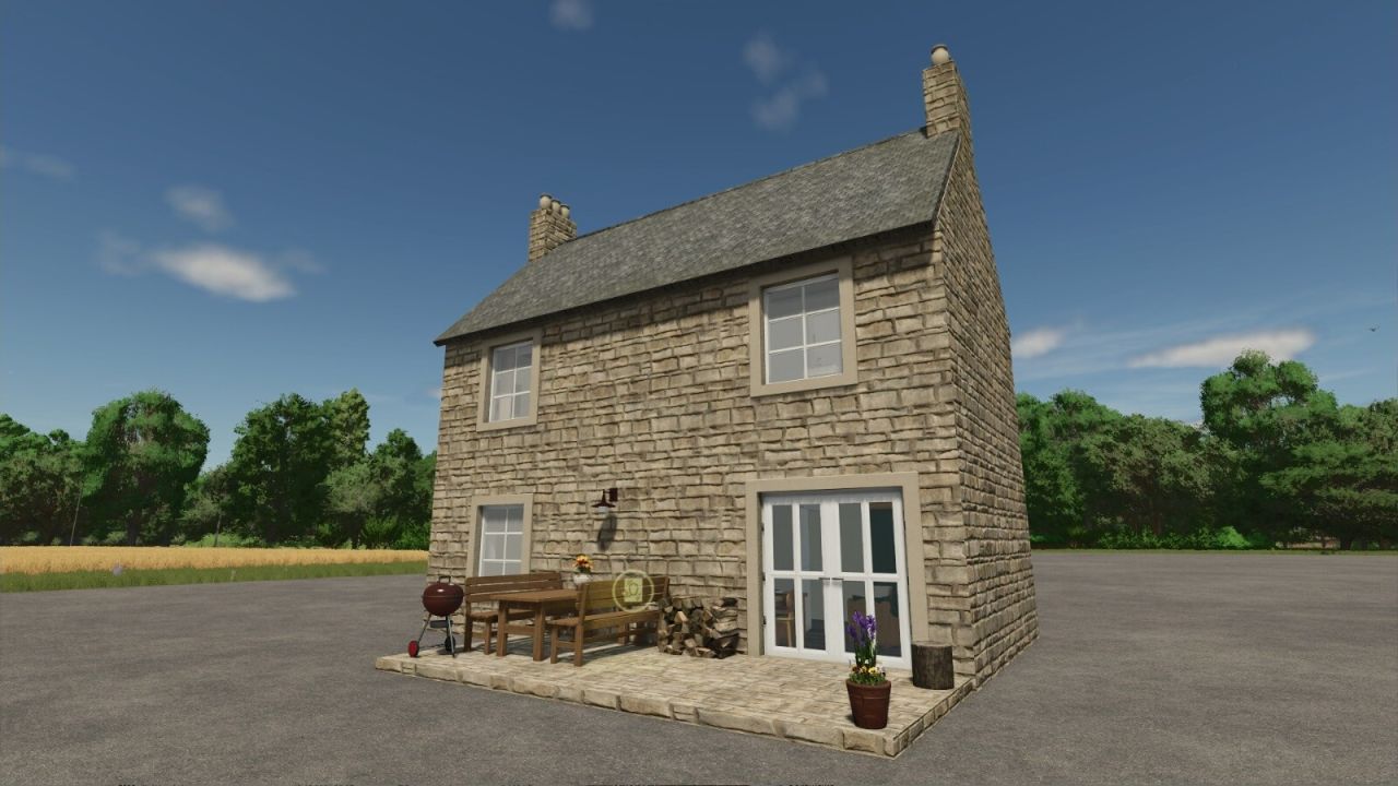 Maison de ferme britannique