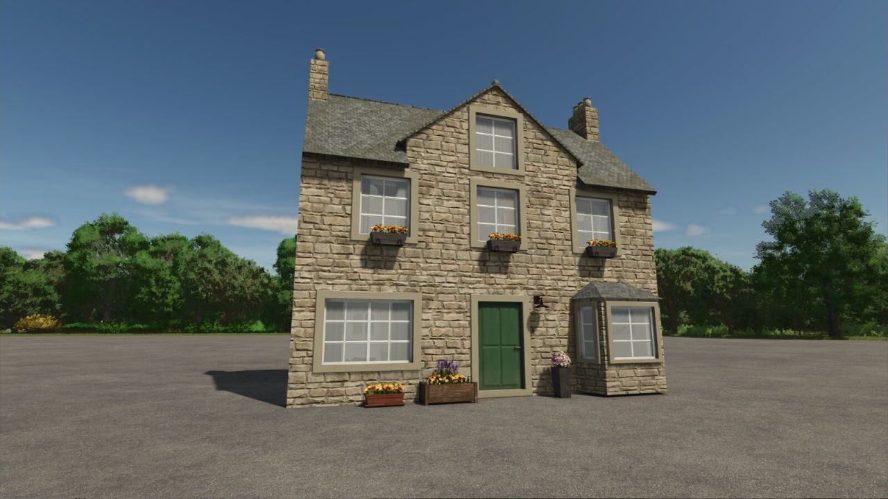 Maison de ferme britannique