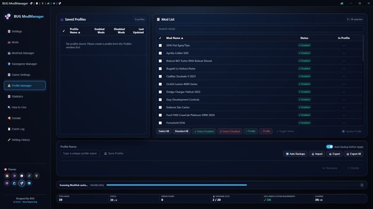 BUG ModManager FS25 thumbnail 5