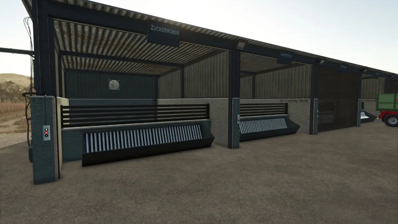 Bulk hall for soil crops