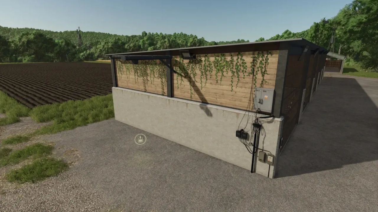 Bulk hall for soil crops