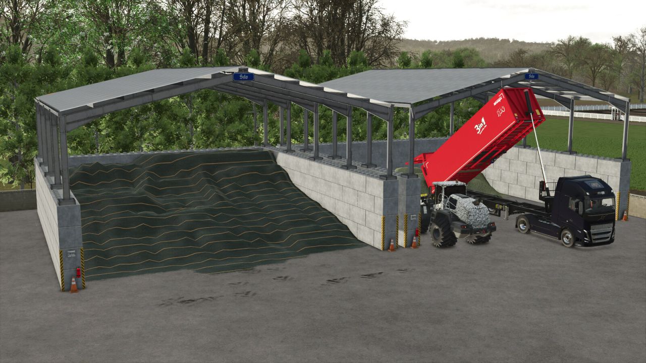 Schüttgut/Silo Halle